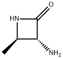 2-Azetidinone,3-amino-4-methyl-,(3R,4R)-(9CI) 구조식 이미지