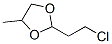 1,3-Dioxolane,  2-(2-chloroethyl)-4-methyl- Structure