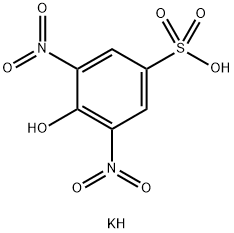 3,5-DINITRO-4-HYDROXYBENZENESULFONICACID칼륨염 구조식 이미지