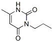 6-Methyl-3-propyluracil Structure