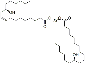 strontium diricinoleate Structure