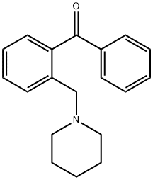 2-(PIPERIDINOMETHYL)BENZOPHENONE Structure