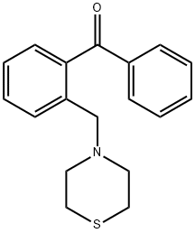 2-(THIOMORPHOLINOMETHYL)BENZOPHENONE Structure