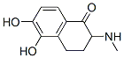 1(2H)-Naphthalenone, 3,4-dihydro-5,6-dihydroxy-2-(methylamino)- (9CI) 구조식 이미지