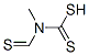 Carbamodithioic acid, methyl(thioxomethyl)- (9CI) Structure