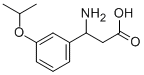 3-아미노-3-(3-이소프로폭시페닐)프로판산 구조식 이미지