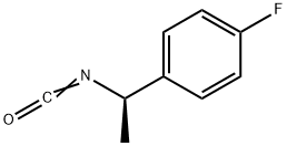 Benzene, 1-fluoro-4-[(1R)-1-isocyanatoethyl]- (9CI) 구조식 이미지