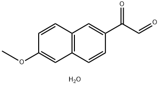 6-METHOXY-2-NAPHTHYLGLYOXAL HYDRATE Structure