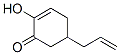 2-Cyclohexen-1-one, 2-hydroxy-5-(2-propenyl)- (9CI) Structure