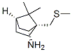 Bicyclo[2.2.1]heptan-2-amine, 7,7-dimethyl-1-[(methylthio)methyl]-, (1S,2R,4R)- (9CI) Structure