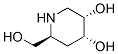 3,4-Piperidinediol,6-(hydroxymethyl)-,(3S,4R,6S)-(9CI) 구조식 이미지