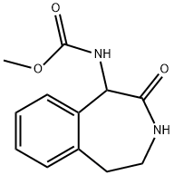 (2-Oxo-2,3,4,5-tetrahydro-1H-benzo[d]azepin-1-yl)-carbamic acidmethylester Structure