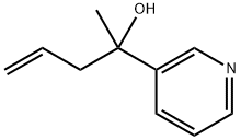 2-(pyridin-3-yl)-4-penten-2-ol 구조식 이미지