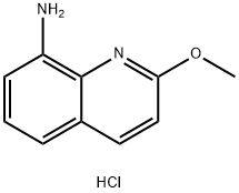 8-aMino-2-Methoxyquinoline hydrochloride 구조식 이미지