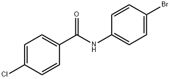 N-(4-бромфенил)-4-хлорбензамид структурированное изображение