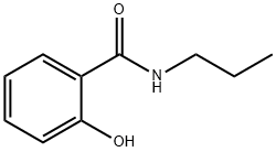 N-propylsalicylamide  구조식 이미지