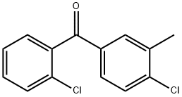 2,4'-DICHLORO-3'-METHYLBENZOPHENONE Structure