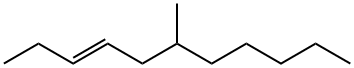 (E)-6-Methyl-3-undecene Structure