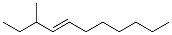 (E)-3-Methyl-4-undecene Structure