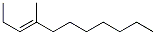4-Methyl-3-undecene Structure