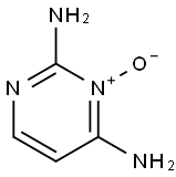 2,4-Diamino pyrimidine-3-oxide 구조식 이미지