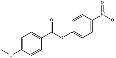 4-니트로페닐4-메톡시벤조에이트 구조식 이미지