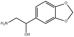 2-AMINO-1-BENZO[1,3]DIOXOL-5-YL-ETHANOL Structure