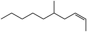 (2Z)-5-Methyl-2-decene Structure