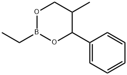 2-Ethyl-5-methyl-4-phenyl-1,3,2-dioxaborinane Structure