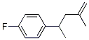 1-Fluoro-4-(1,3-dimethyl-3-butenyl)benzene Structure