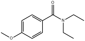 N,N-디에틸-4-메톡시-벤즈아미드 구조식 이미지