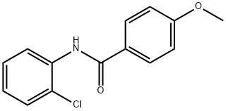 N-(2-CHLOROPHENYL)-4-METHOXYBENZAMIDE 구조식 이미지