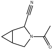 3-Azabicyclo[3.1.0]hexane-2-carbonitrile, 3-acetyl- (9CI) 구조식 이미지
