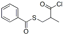 S-벤조일-3-메르캅토-2-메틸프로파노일클로라이드 구조식 이미지