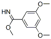 Benzenecarboximidic acid, 3,5-dimethoxy-, methyl ester (9CI) Structure