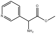 3-Pyridineaceticacid,alpha-amino-,methylester(9CI) Structure