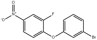 1-(3-bromophenoxy)-2-fluoro-4-nitrobenzene Structure