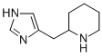 Piperidine,  2-(1H-imidazol-4-ylmethyl)-  (9CI) Structure