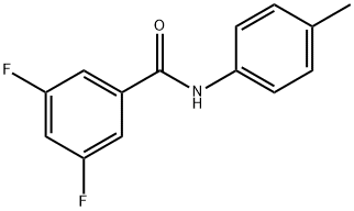 Benzamide, 3,5-difluoro-N-(4-methylphenyl)- (9CI) Structure