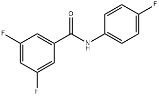 Benzamide, 3,5-difluoro-N-(4-fluorophenyl)- (9CI) Structure