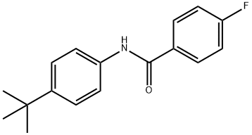 N-(4-tert-Butylphenyl)-4-fluorobenzaMide, 97% Structure