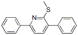 2-(메틸티오)-3,6-디페닐피리딘 구조식 이미지
