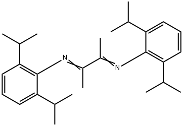 2,3-BIS(2,6-DI-I-PROPYLPHENYLIMINO)BUTANE Structure