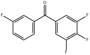 3,3',4,5'-TETRAFLUOROBENZOPHENONE 구조식 이미지