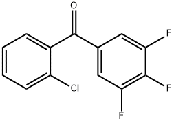 2-CHLORO-3',4',5'-TRIFLUOROBENZOPHENONE Structure