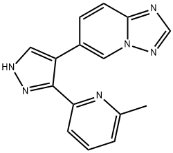 [1,2,4]Triazolo[1,5-a]pyridine, 6-[3-(6-Methyl-2-pyridinyl)-1H-pyrazol-4-yl]- Structure