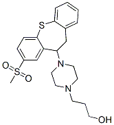 10-[4-(3-Hydroxypropyl)piperazino]-8-(methylsulfonyl)-10,11-dihydrodibenzo[b,f]thiepin Structure