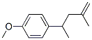 4-Methoxy-1-(1,3-dimethyl-3-butenyl)benzene Structure