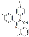 N-(4-클로로페닐)-N-히드록시-4-메틸-N'-(2-메틸페닐)벤젠카르비미드아미드 구조식 이미지