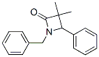 1-Benzyl-3,3-dimethyl-4-phenylazetidine-2-one Structure